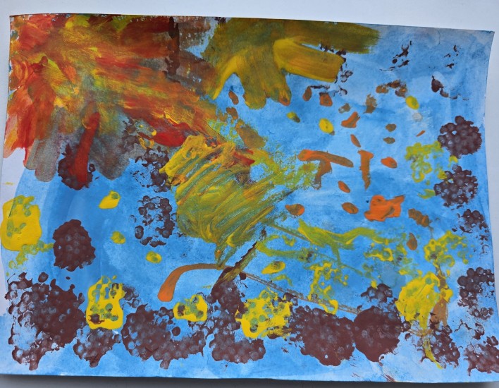 Mūsu jūra ar zivtiņām un sauli. #13755