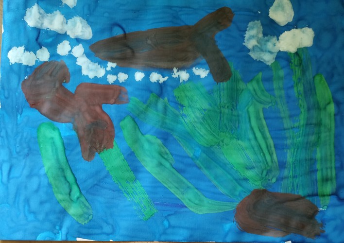 Zivis dzīvo ūdenī. #14428